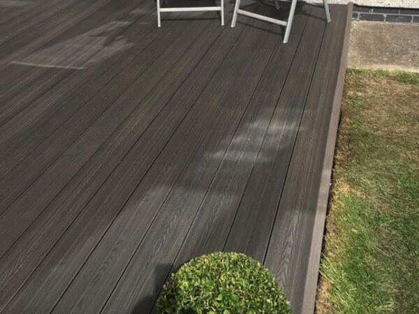 Brown 23mm Double Sided Dueto Decking Board (150mm x 3,600mm) 2