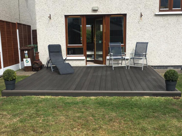 Brown 23mm Double Sided Dueto Decking Board (150mm x 3,600mm) 3