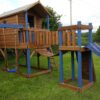 Deluxe Treehouse with Bridge Link, Slide & Swings - Image 4