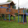 Deluxe Treehouse with Bridge Link, Slide & Swings - Image 3
