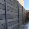 Durable composite fencing in grey or brown, offering low maintenance and weather resistance for domestic and commercial use.