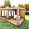 Garden room with a covered outdoor terrace, ideal for year-round relaxation and entertaining.