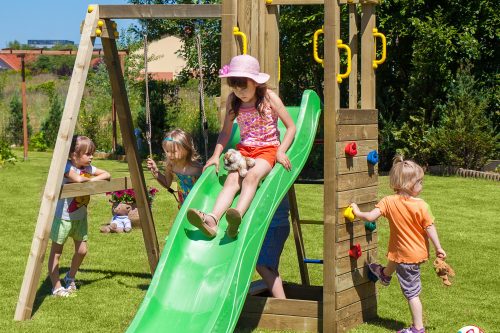 FUNNY3 with sandbox and 1-seat swing