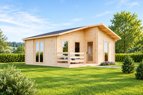 Treviso Timber Cabin with Storage Room